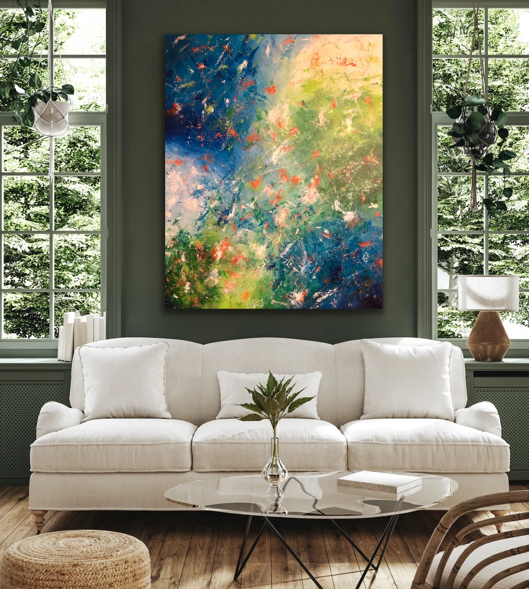 B is for Breath — acrylic painting by Chelse Leigh