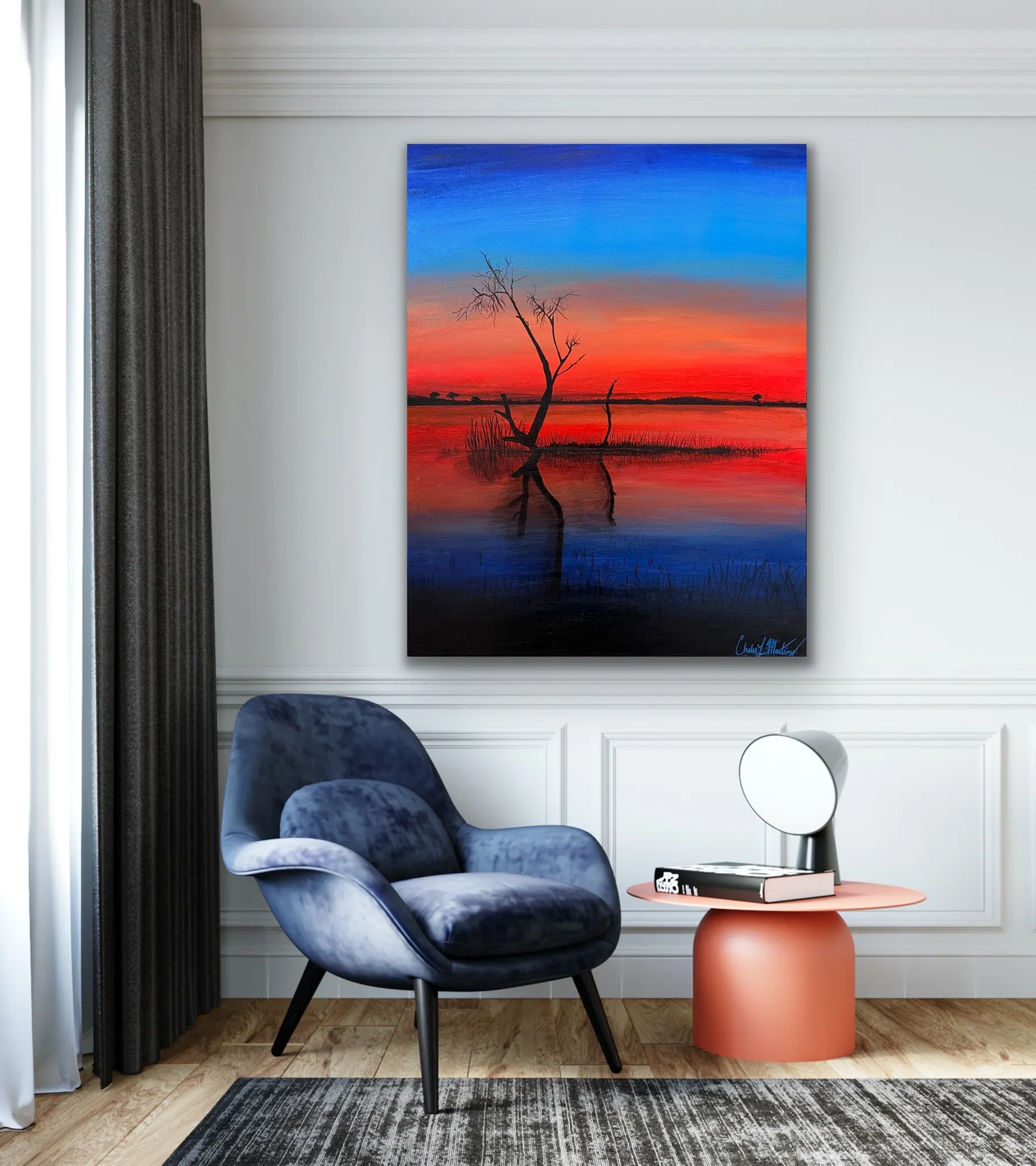 Fisherman’s Paradise — acrylic painting by Chelse Leigh