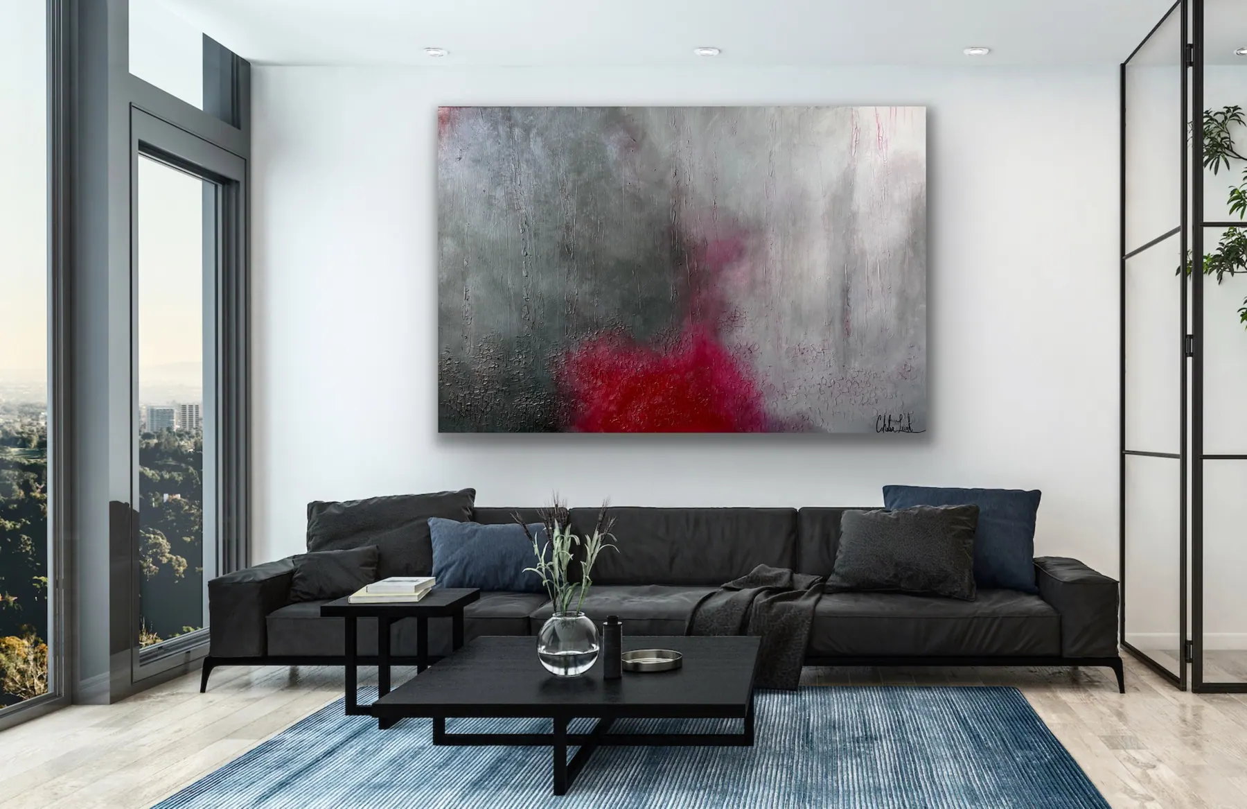 S is for Secret — acrylic painting by Chelse Leigh