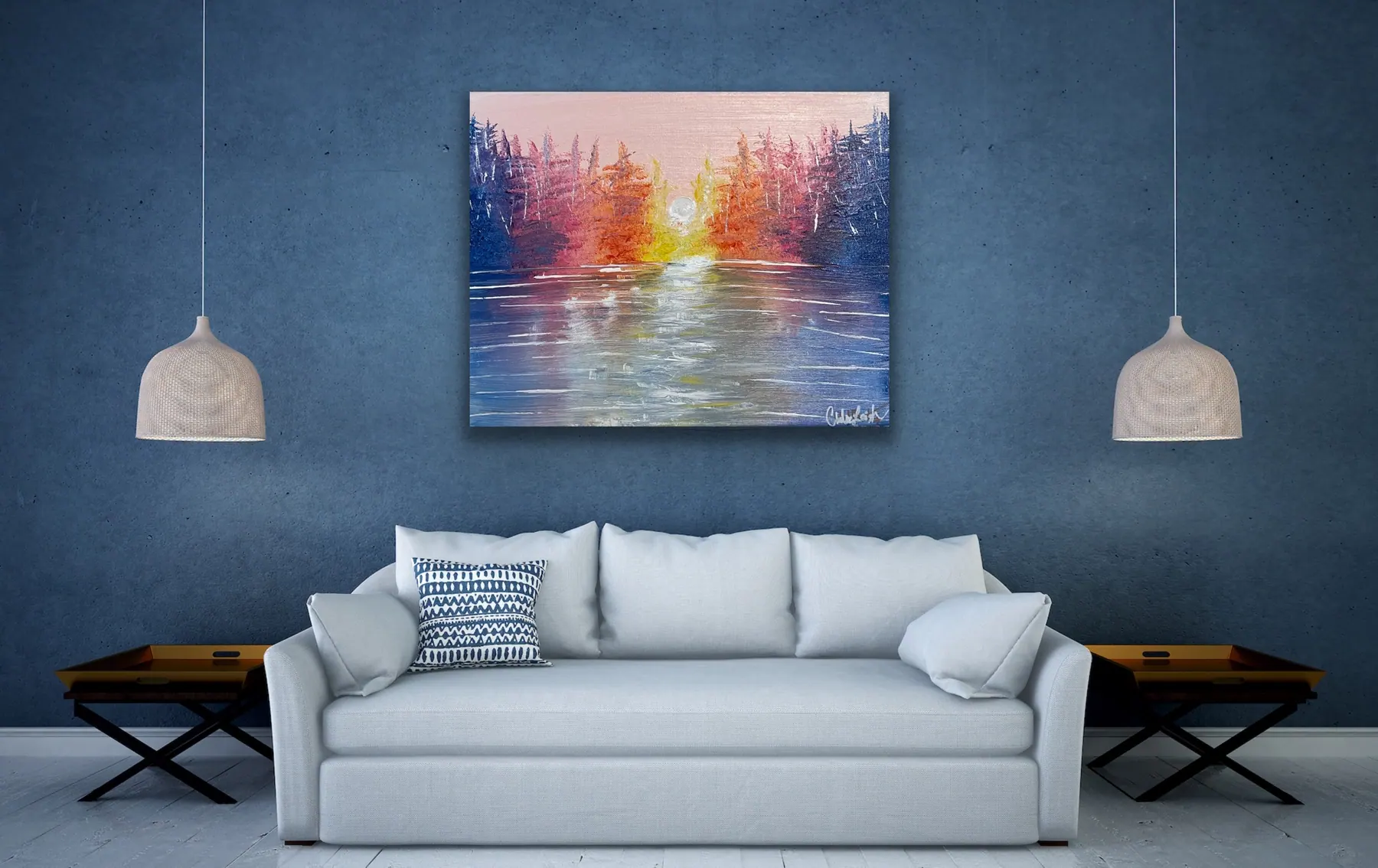 The Promise of a Sunrise — acrylic painting by Chelse Leigh