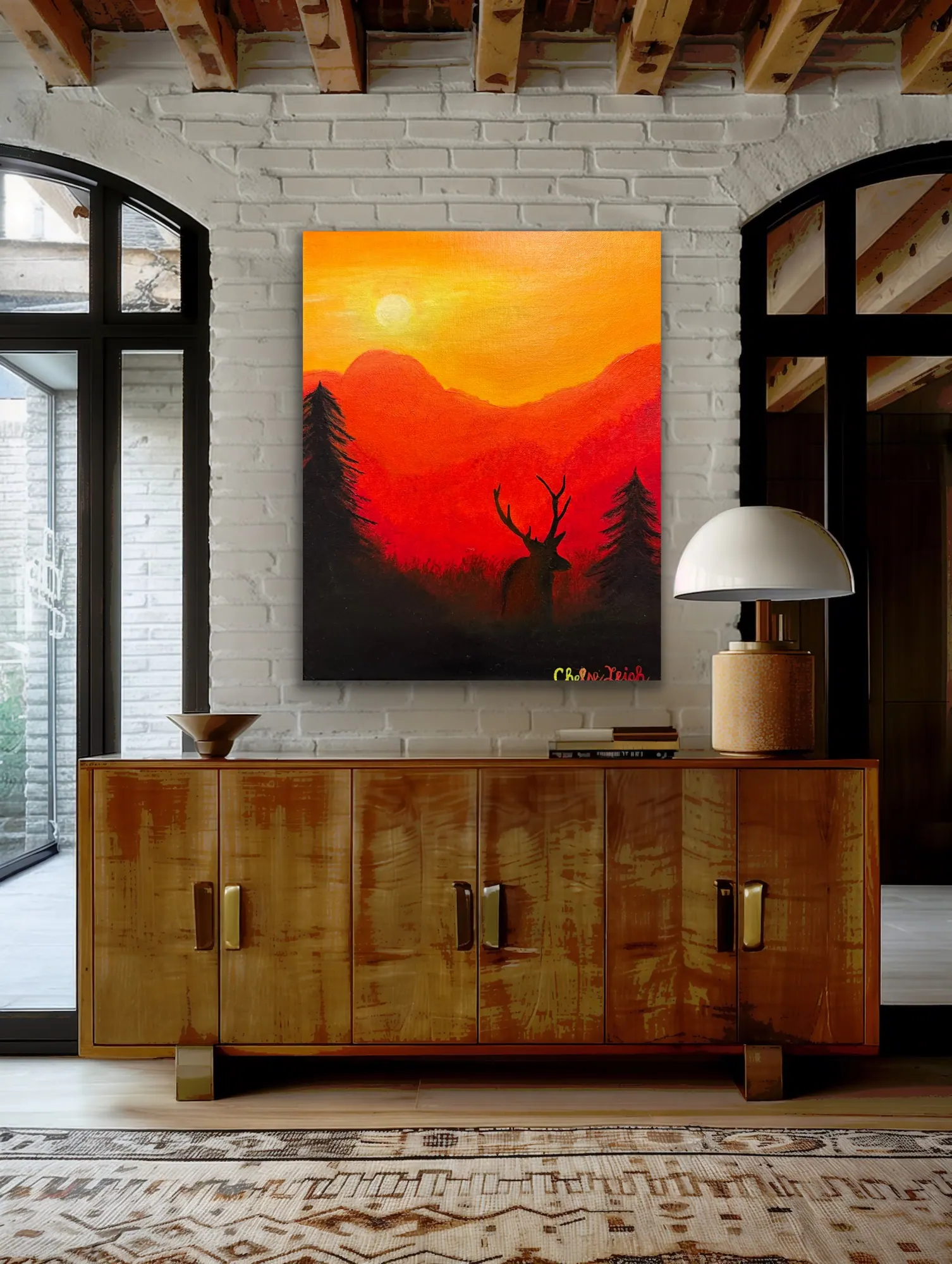 Untitled acrylic painting by Chelse Leigh