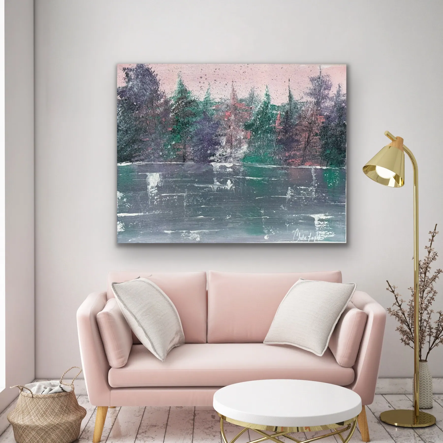 Untitled acrylic painting by Chelse Leigh