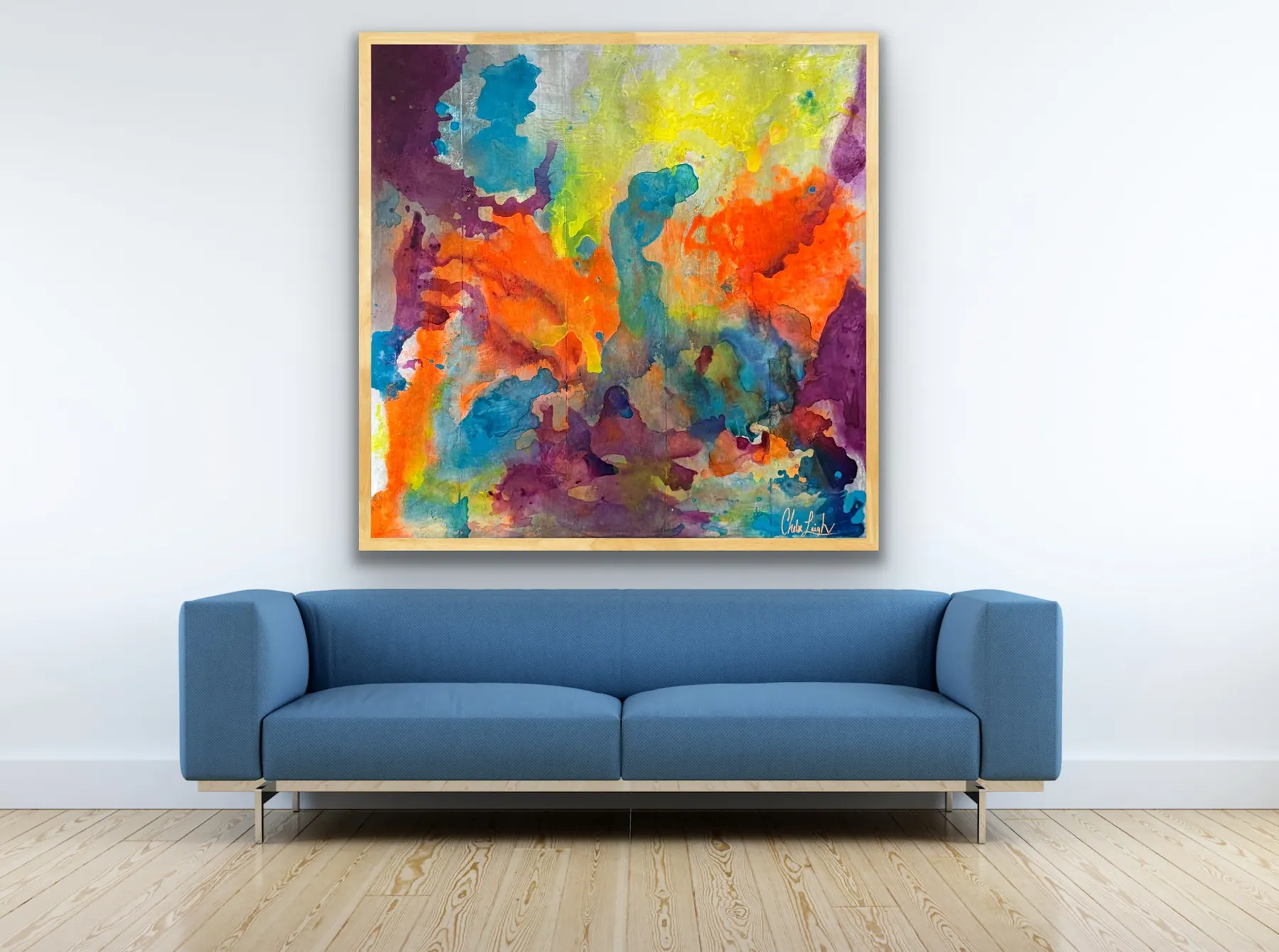 Untitled acrylic painting by Chelse Leigh