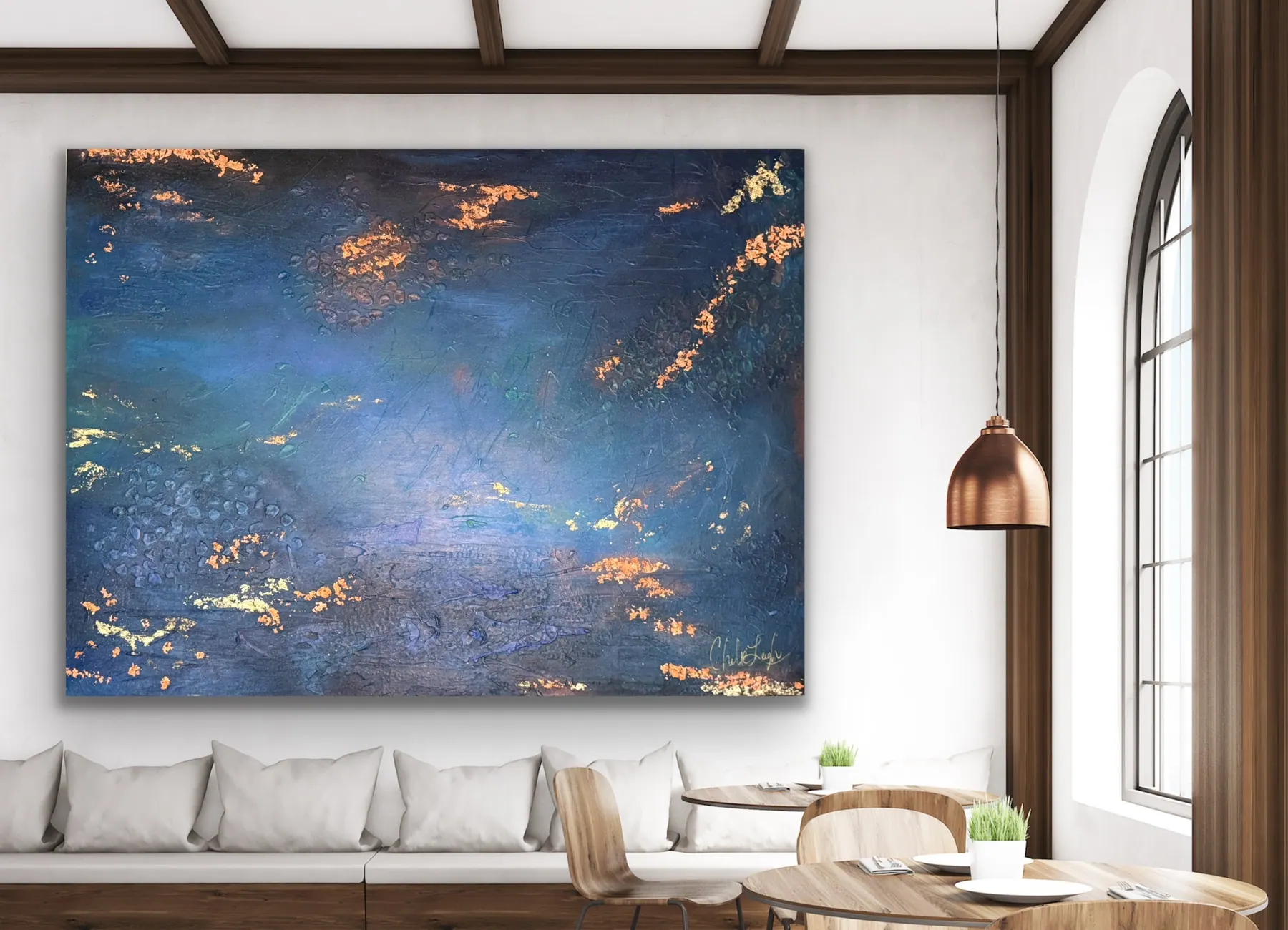 Untitled acrylic painting by Chelse Leigh