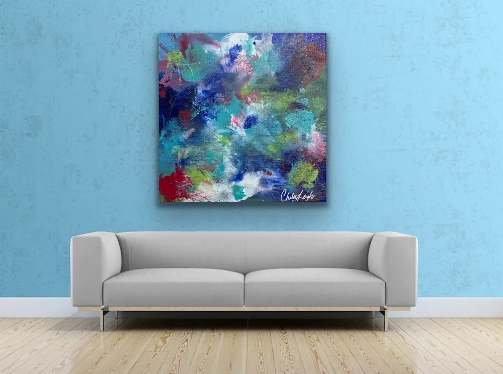 W is for Wonder — acrylic painting by Chelse Leigh