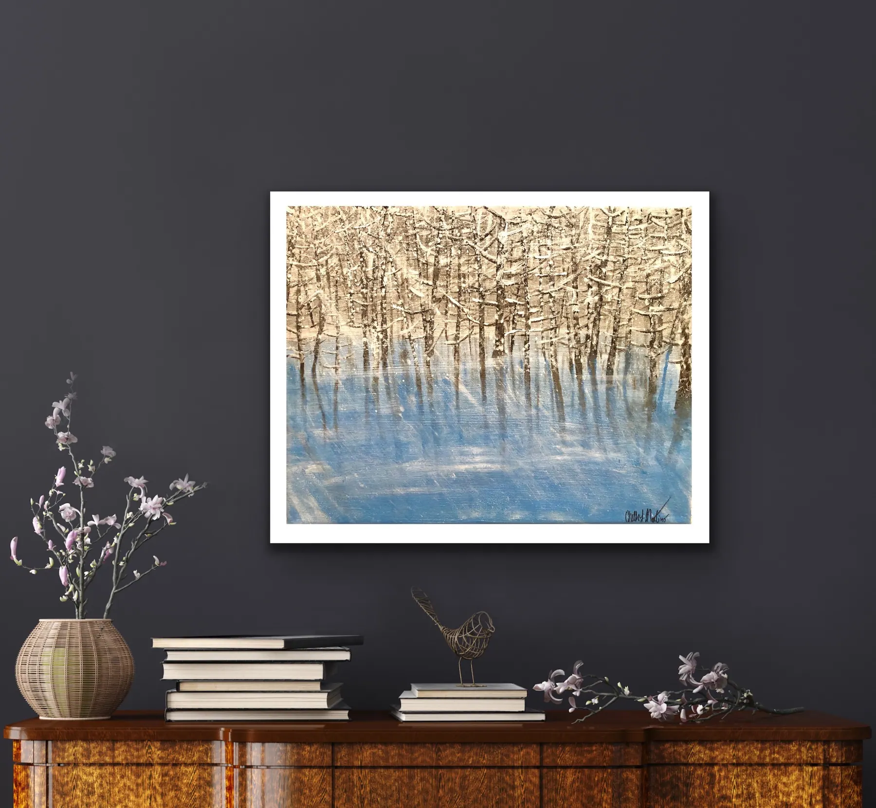 Winter Wonderland — acrylic painting by Chelse Leigh